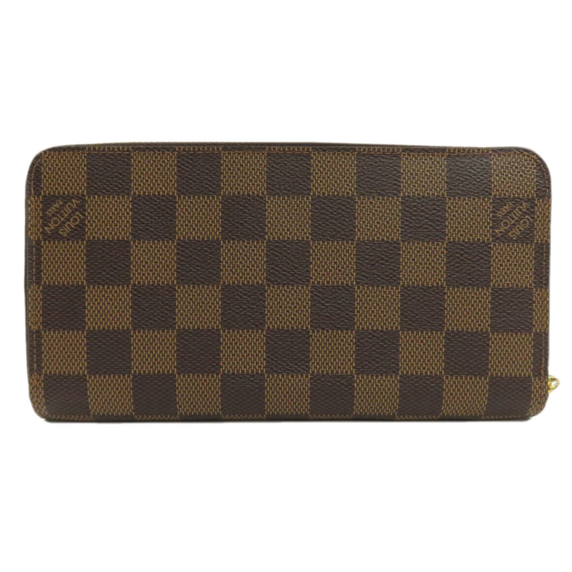 Louis Vuitton N60015 Zippy Wallet (old long wallet) Damier canvas for women LOUIS VUITTON