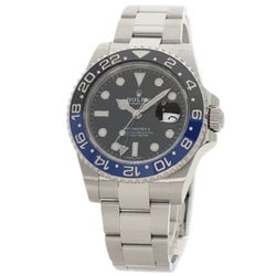 Rolex 116710BLNR GMT Master II Black and Blue Bezel Watch Stainless Steel SS Men's ROLEX