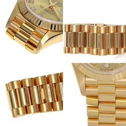 Rolex 79178G Datejust 10P Diamond Watch K18 Yellow Gold K18YG Ladies ROLEX