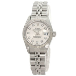 Rolex 79174G Datejust 10P Diamond Watch Stainless Steel SS K18WG Ladies ROLEX