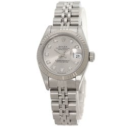 Rolex 79174G Datejust 10P Diamond Watch Stainless Steel SS K18WG Ladies ROLEX