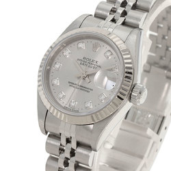 Rolex 79174G Datejust 10P Diamond Watch Stainless Steel SS K18WG Ladies ROLEX