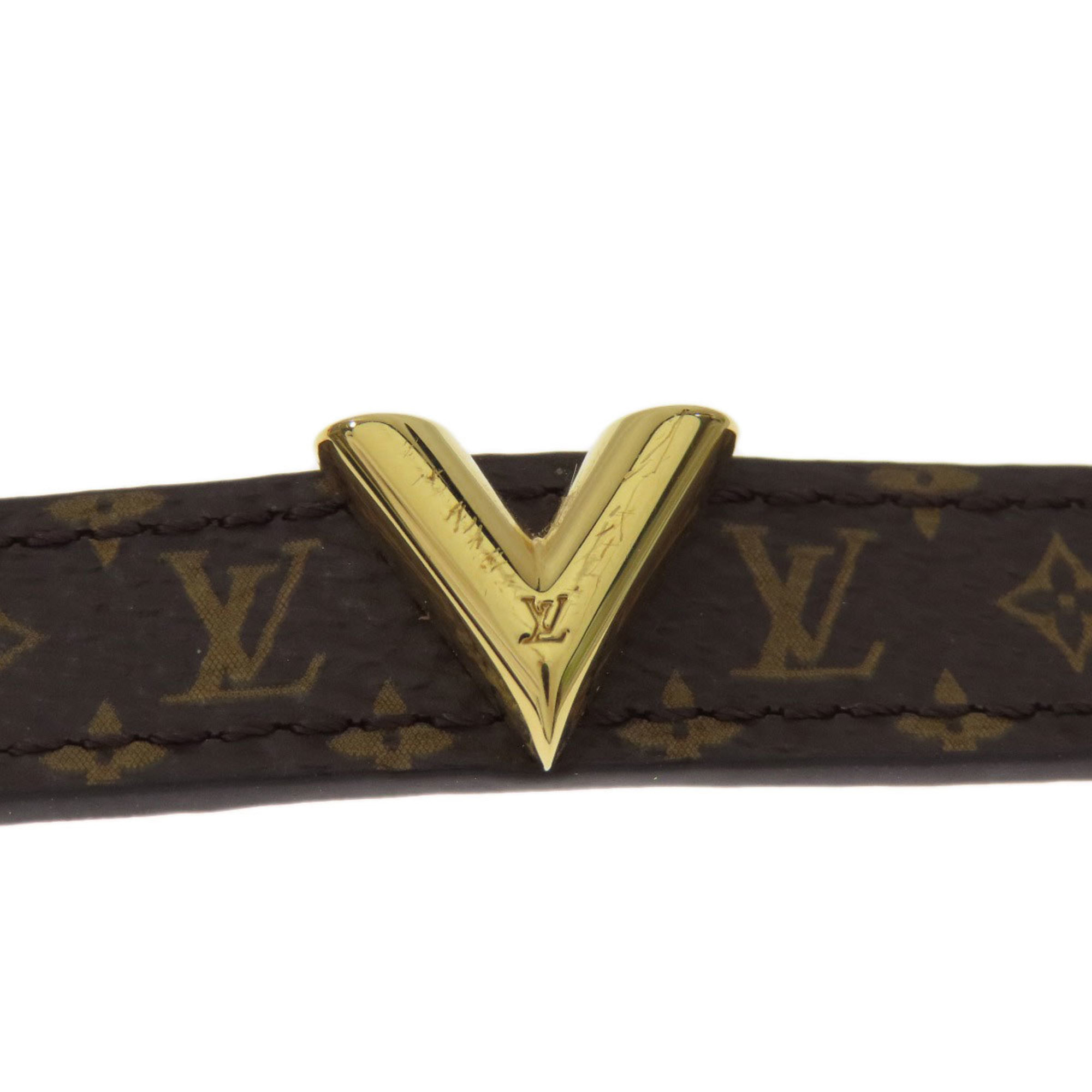 Louis Vuitton M6042 Essential V Bracelet Monogram Canvas Women's LOUIS VUITTON