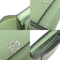 LOEWE Anagram Bi-fold Wallet Leather Women's