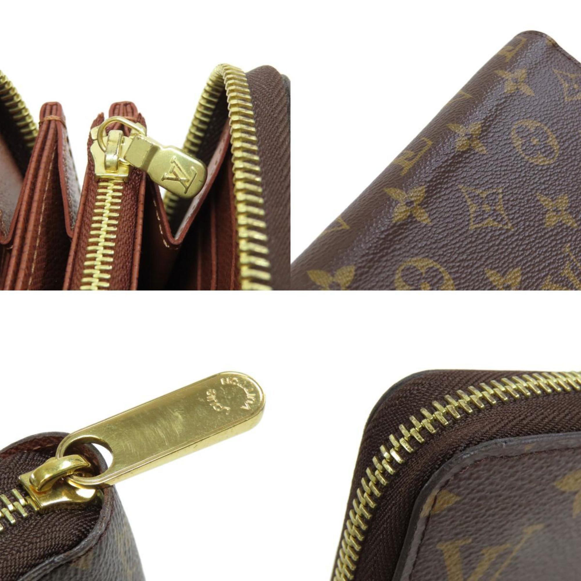 Louis Vuitton M42616 Zippy Wallet Long Monogram Canvas Women's LOUIS VUITTON