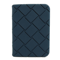 Bottega Veneta Embossed Business Card Holder/Card Case Rubber Women's BOTTEGA VENETA