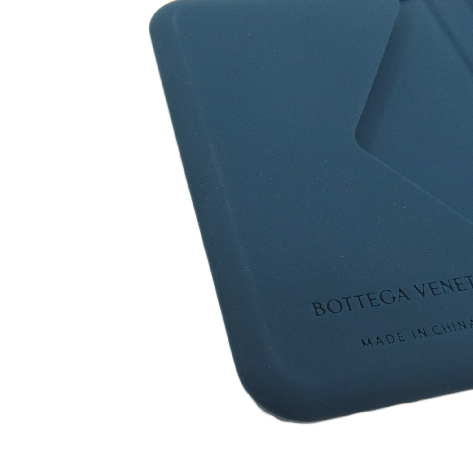 Bottega Veneta Embossed Business Card Holder/Card Case Rubber Women's BOTTEGA VENETA