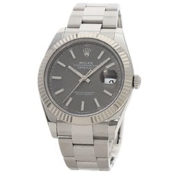 Rolex 126334 Datejust 41 Slate Watch Stainless Steel SS K18WG Men's ROLEX