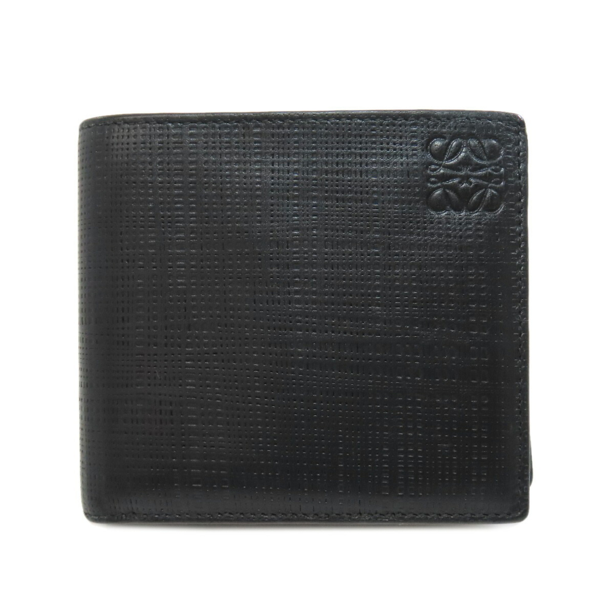 LOEWE Anagram Bi-fold Wallet Leather Women's