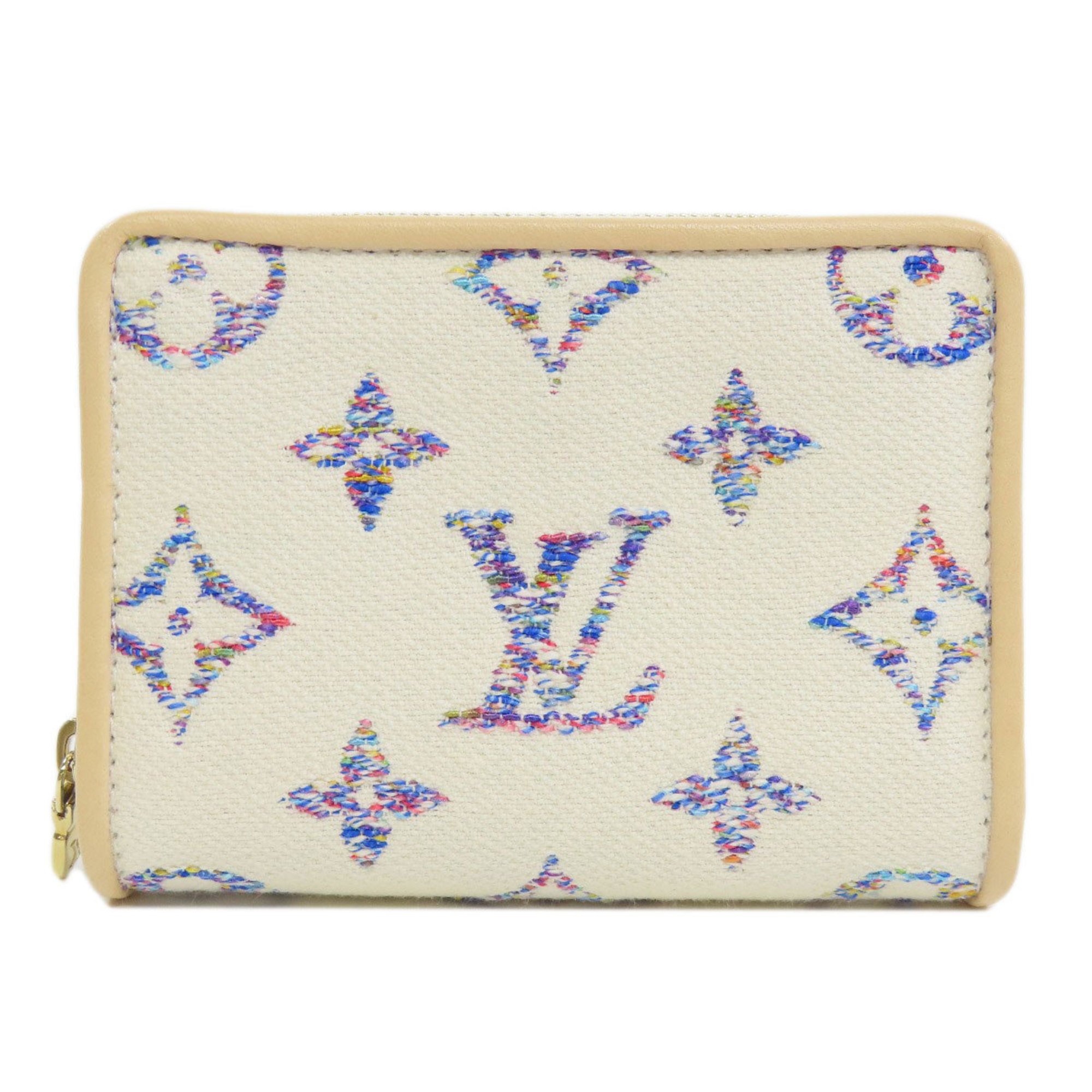 Louis Vuitton M83500 Portefeuille Lou Bi-fold Wallet Monogram Jacquard Women's LOUIS VUITTON