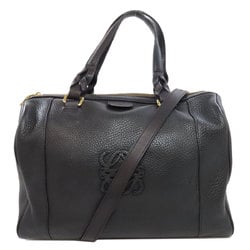 LOEWE Anagram Handbag Leather Women's