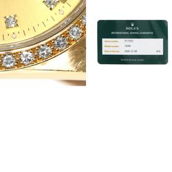 Rolex 18348A Day Date Watch K18 Yellow Gold K18YG Diamond Men's ROLEX