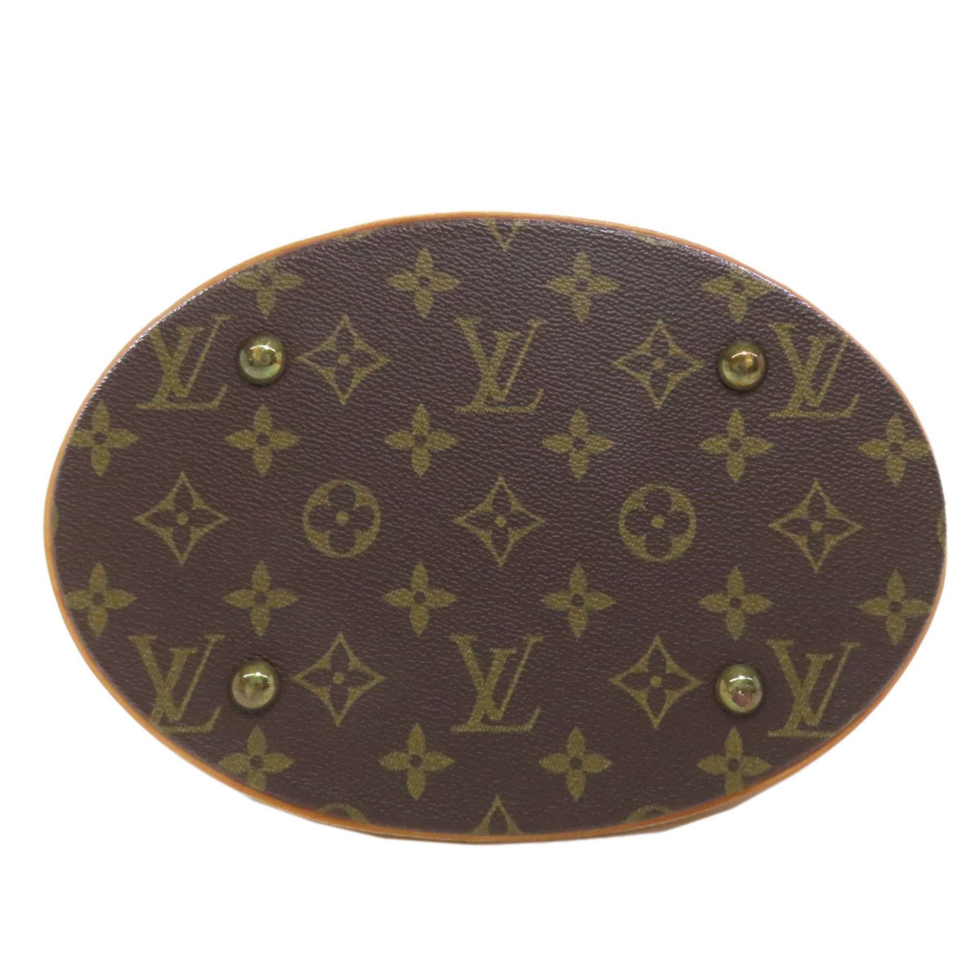 Louis Vuitton M42238 Bucket M PM Tote Bag Monogram Canvas Women's LOUIS VUITTON