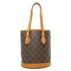 Louis Vuitton M42238 Bucket M PM Tote Bag Monogram Canvas Women's LOUIS VUITTON