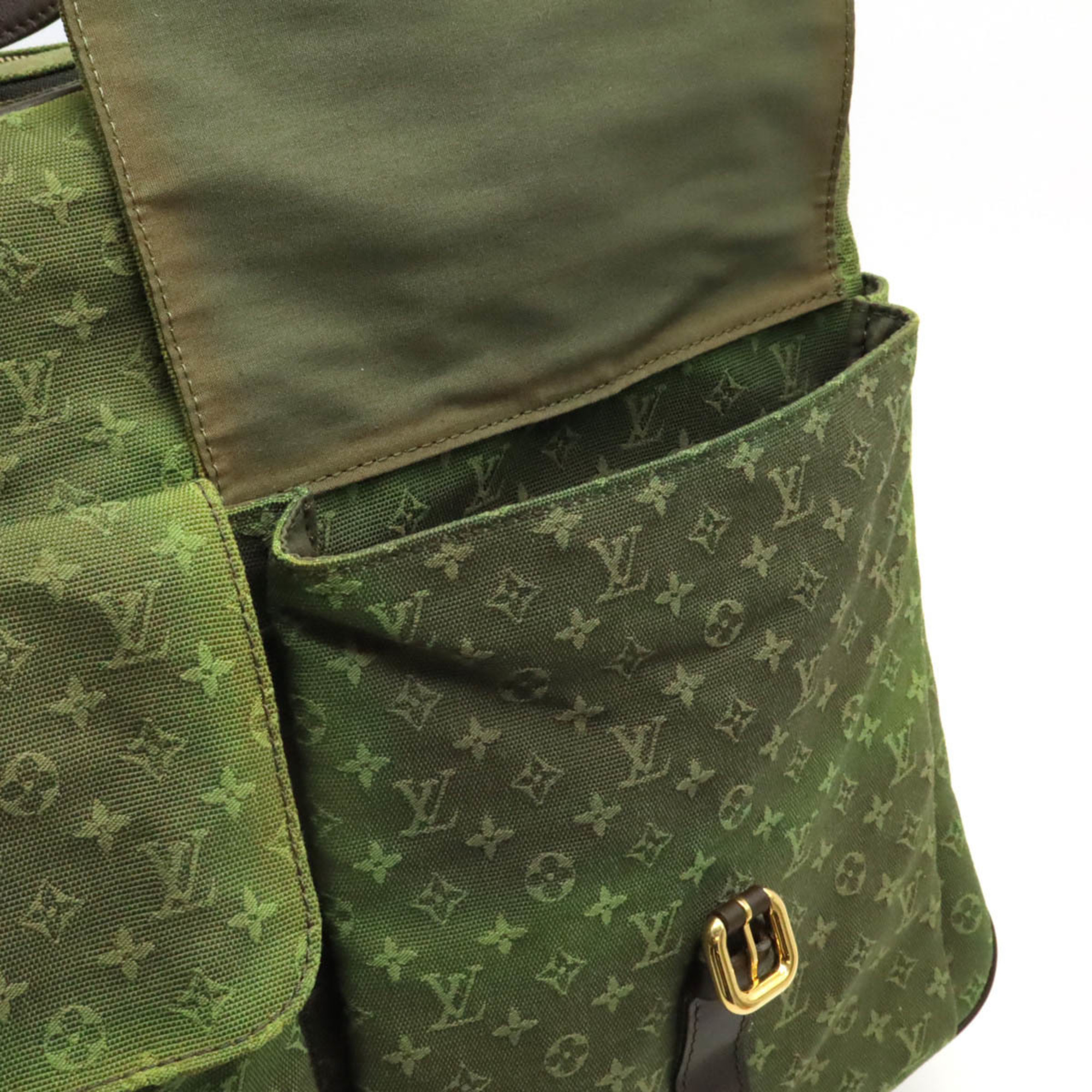 LOUIS VUITTON Louis Vuitton Monogram Claudine Boston Bag Shoulder Canvas TST Khaki M42332