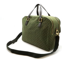 LOUIS VUITTON Louis Vuitton Monogram Claudine Boston Bag Shoulder Canvas TST Khaki M42332