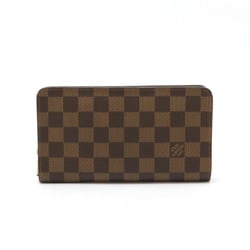 LOUIS VUITTON Damier Porto Monnaie Zip Round Long Wallet N61728