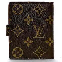 Louis Vuitton Planner Cover Agenda ec-21416 Brown Monogram R20007 Canvas TH0063 LOUIS VUITTON Compact for Men and Women LV