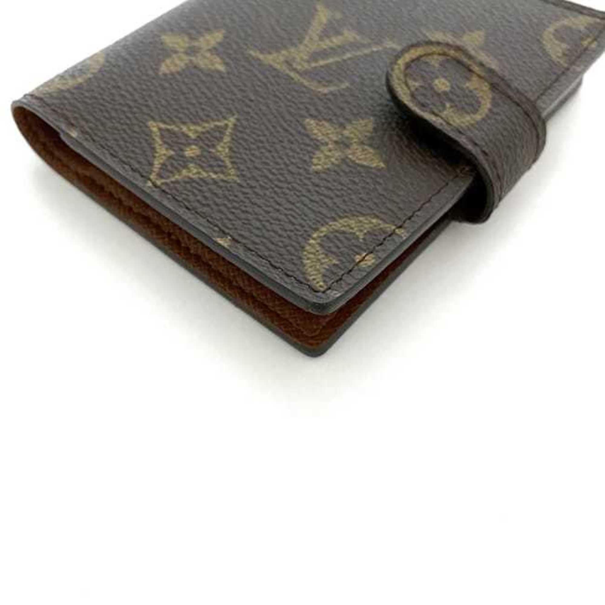 Louis Vuitton Planner Cover Agenda ec-21416 Brown Monogram R20007 Canvas TH0063 LOUIS VUITTON Compact for Men and Women LV