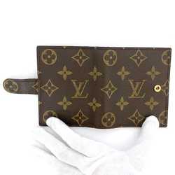 Louis Vuitton Planner Cover Agenda ec-21416 Brown Monogram R20007 Canvas TH0063 LOUIS VUITTON Compact for Men and Women LV