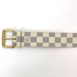 Louis Vuitton Belt Santur Pochette Solo Only f-21510 Gray White Damier Azur M9835 83cm Canvas CA3160 LOUIS VUITTON Women's Waist