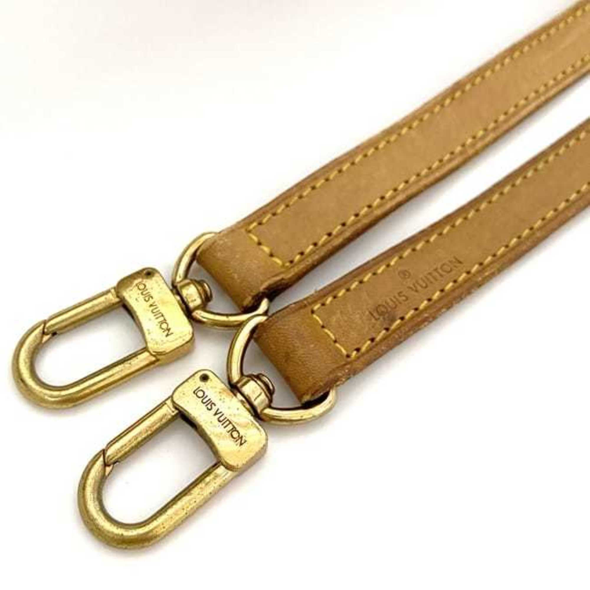 Louis Vuitton Shoulder Strap ec-21461 Beige 100cm Tanned Leather GP LOUIS VUITTON Retrofit 2-way Women's Bag Only LV