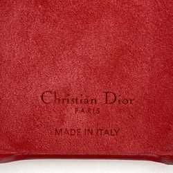 Christian Dior Smartphone Case iPhone 13PRO ec-21528 Red Lady S09880NMJ Cover Leather Cannage Charm Quilted Banker Women's