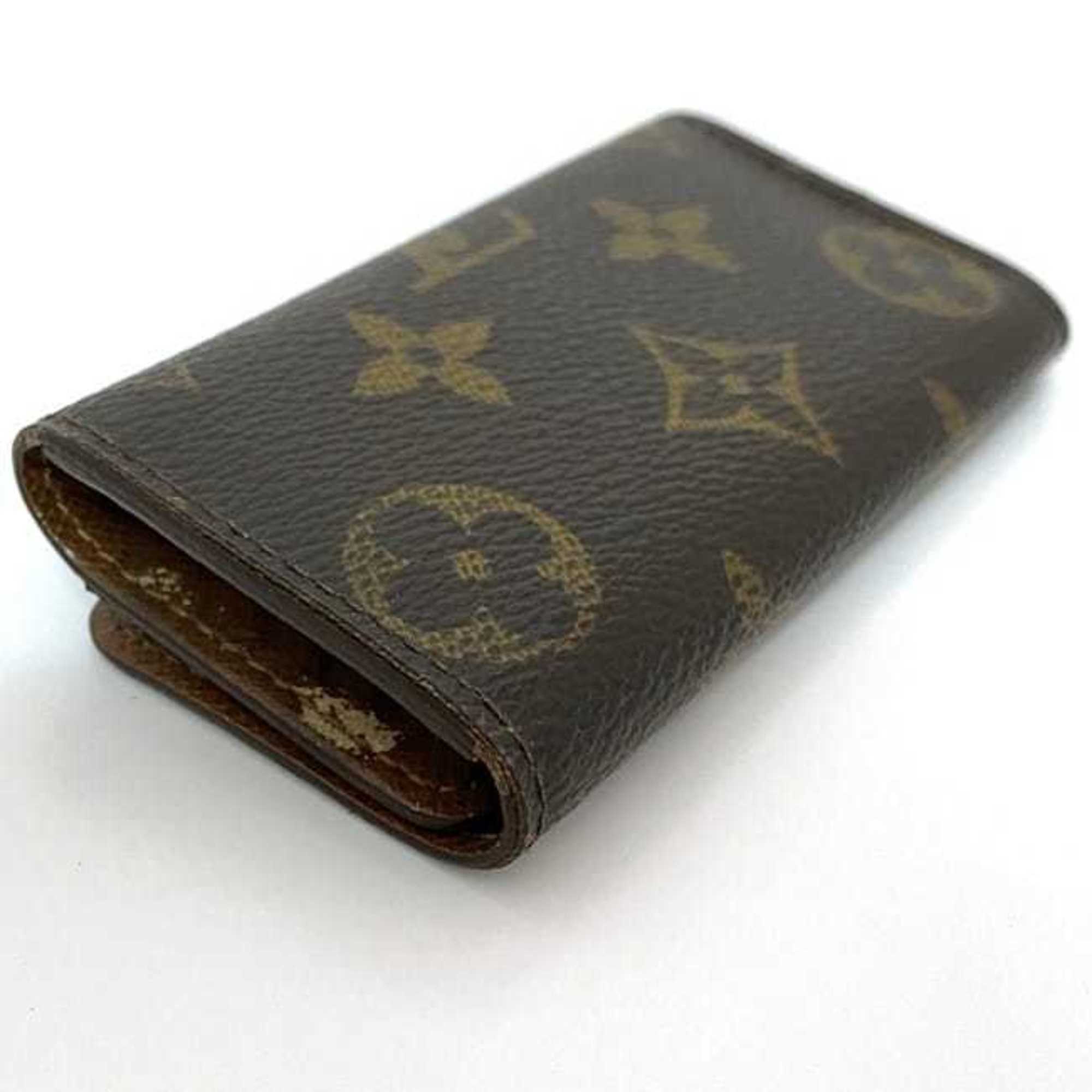 Louis Vuitton 4-ring key case ec-21457 Brown Monogram M69517 canvas CT2172 LOUIS VUITTON Key holder Men's Women's LV