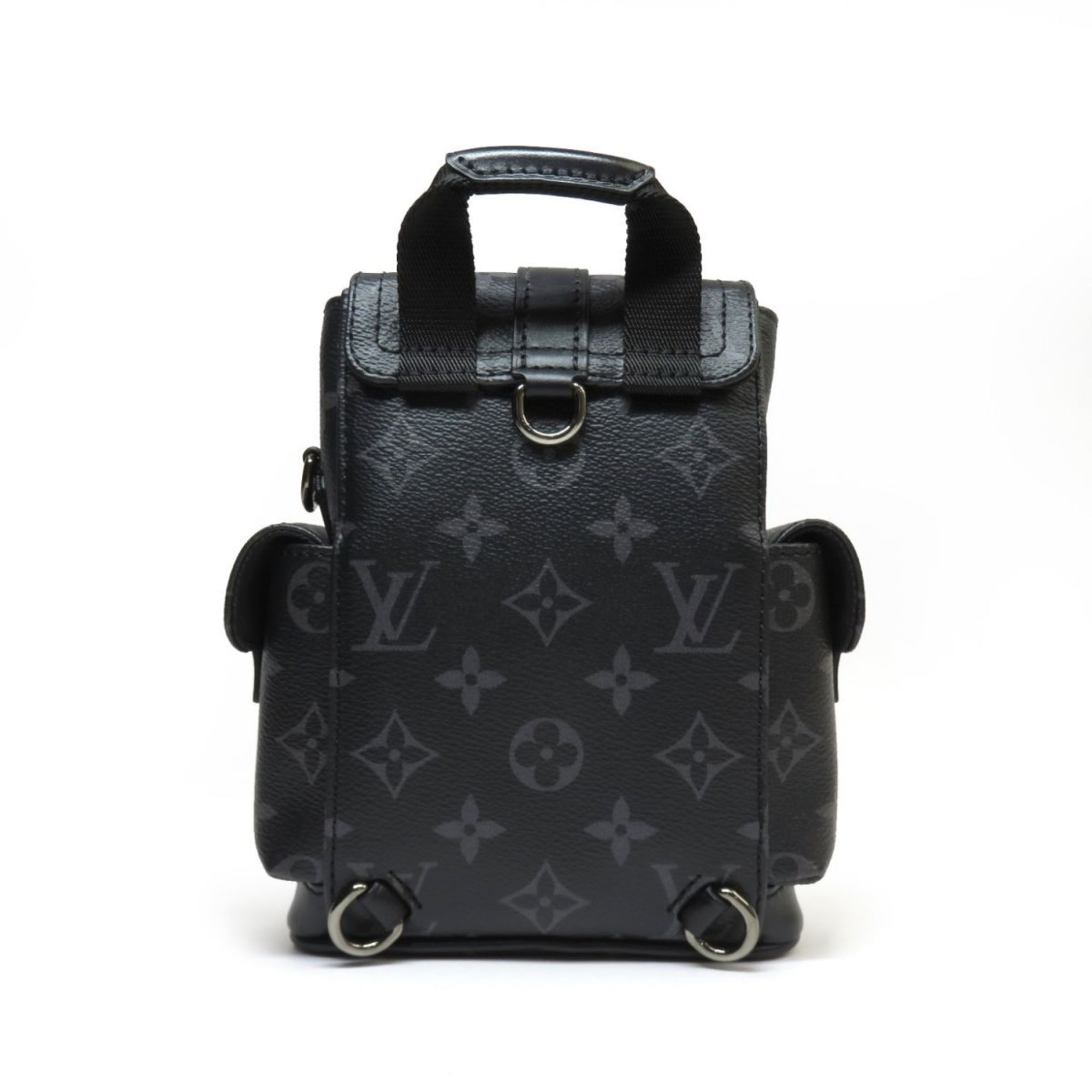 LOUIS VUITTON Louis Vuitton Monogram Eclipse Nano Christopher M82769 Shoulder Bag Pouch