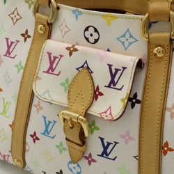 LOUIS VUITTON Louis Vuitton Monogram Multicolor Aurelia MM Tote Bag Shoulder Blanc White M40094