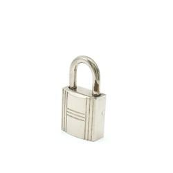 HERMES Padlock No.102 with Key Metal Silver Color