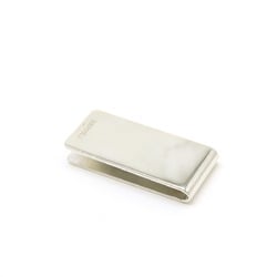 HERMES Evelyn H Punching Money Clip Bill Ag925 SV925 Silver