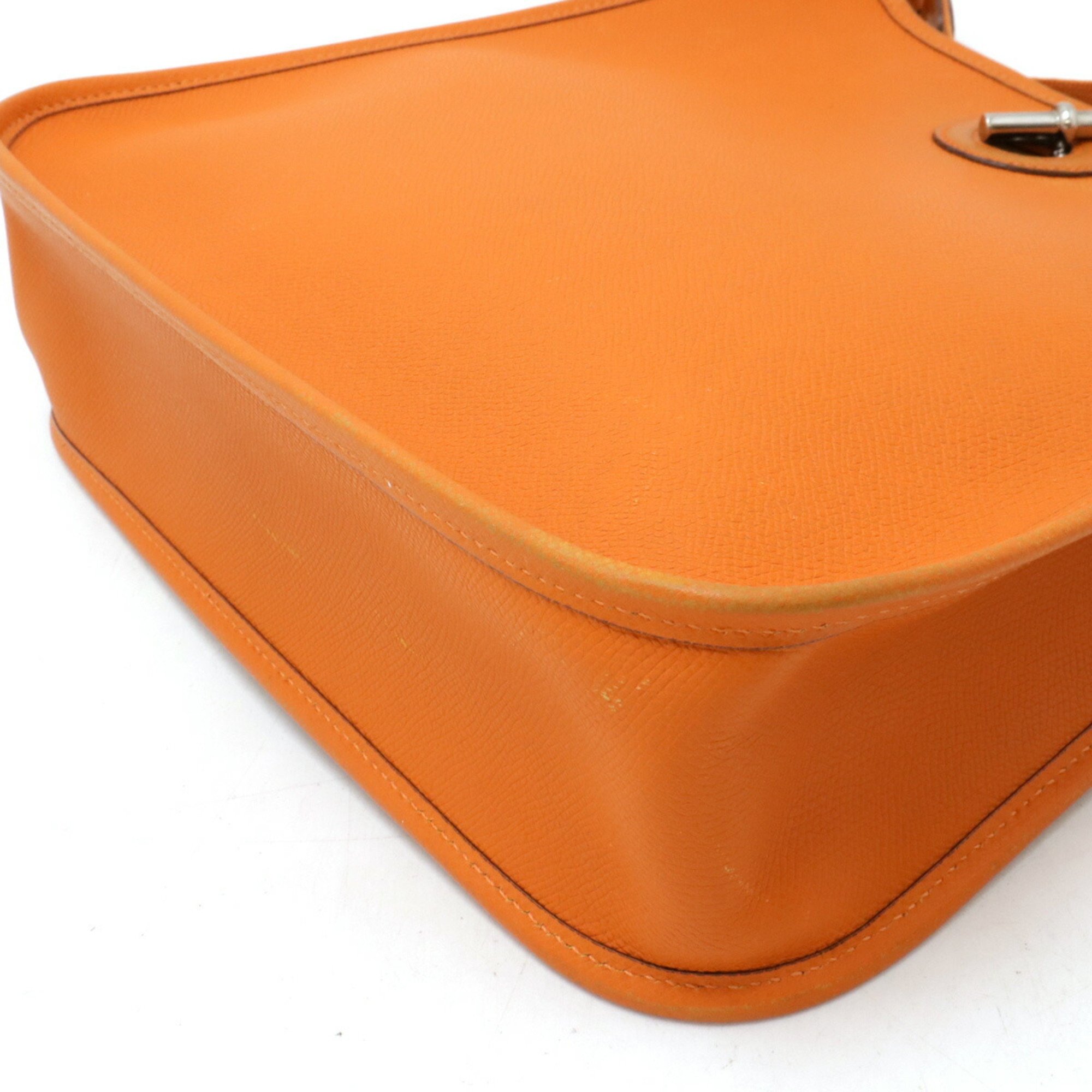 HERMES Hermes Vespa PM Shoulder Bag Veau Epsom Leather Orange □H Stamp