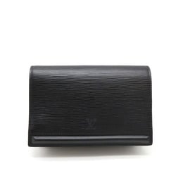 LOUIS VUITTON Epi Pochette Santur Waist Pouch Multi Leather Noir Belt Missing M52592