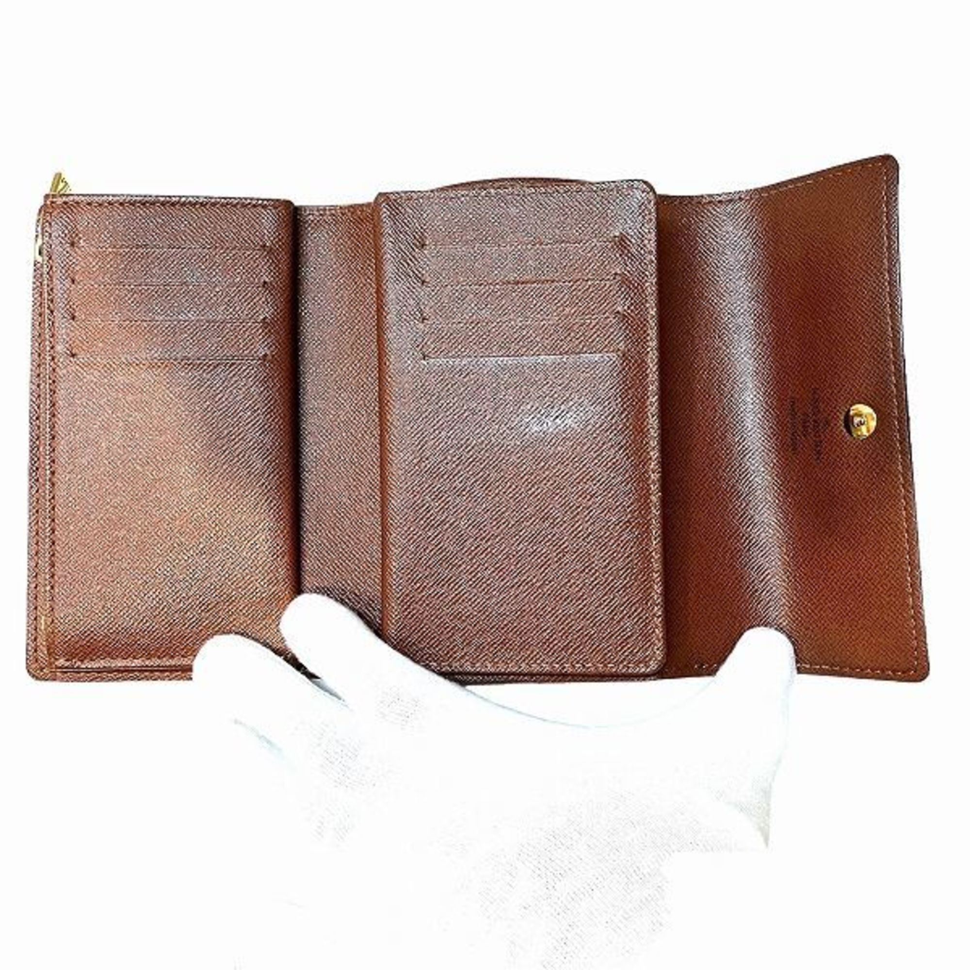 Louis Vuitton Monogram Portefeuille Alexandra M60047 Tri-fold Wallet for Men and Women