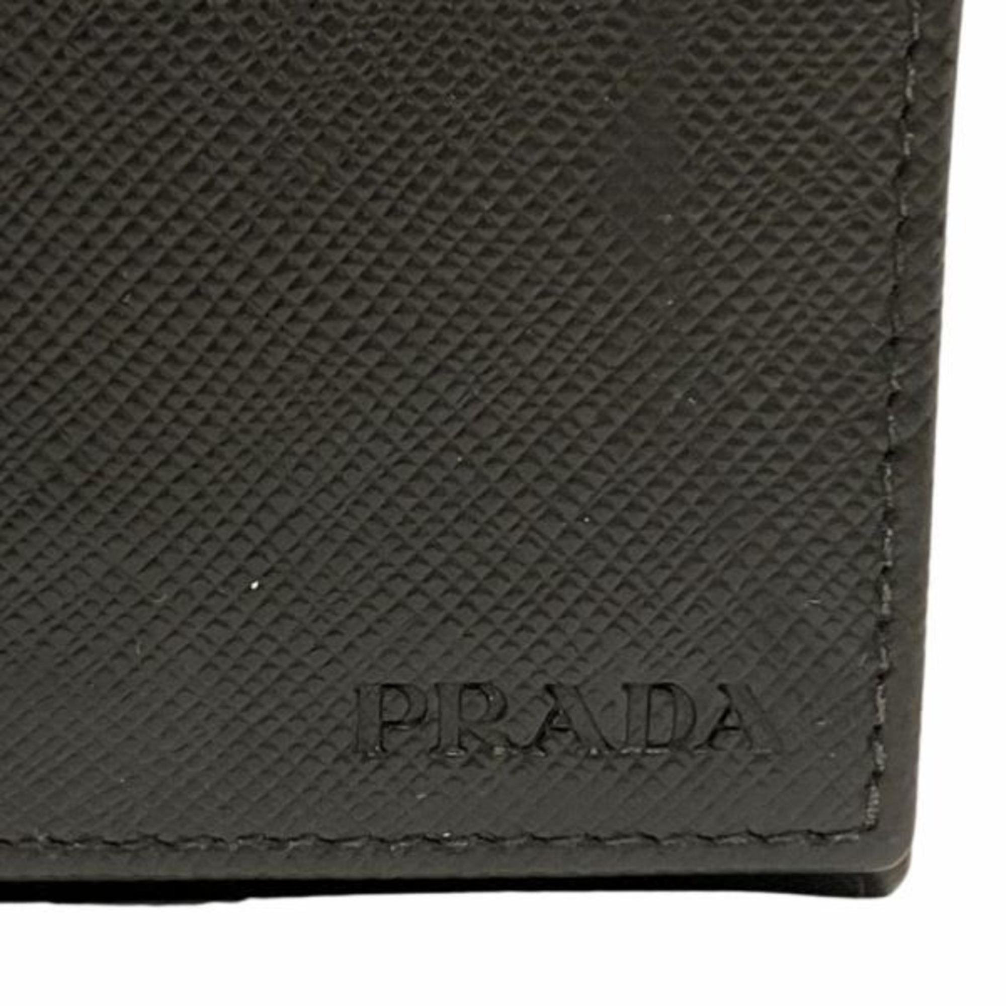 PRADA 2MM935 Saffiano Leather Wallet Wallet/Coin Case Coin Purse Men's Women's