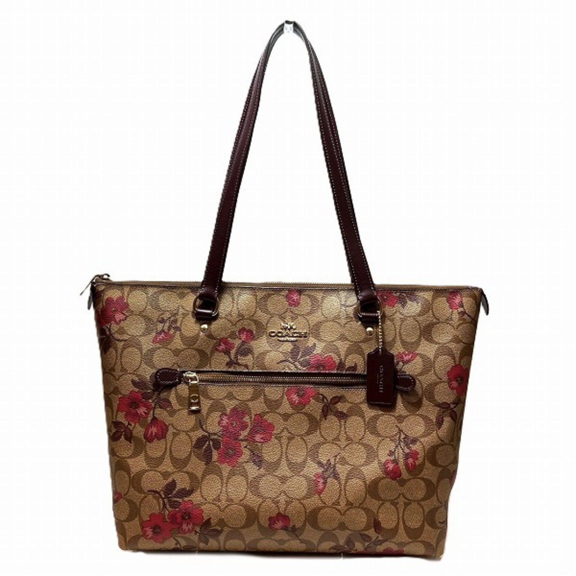 Coach COACH Signature Victorian Floral Print Gallery Tote F88876 Bag Shoulder Women's