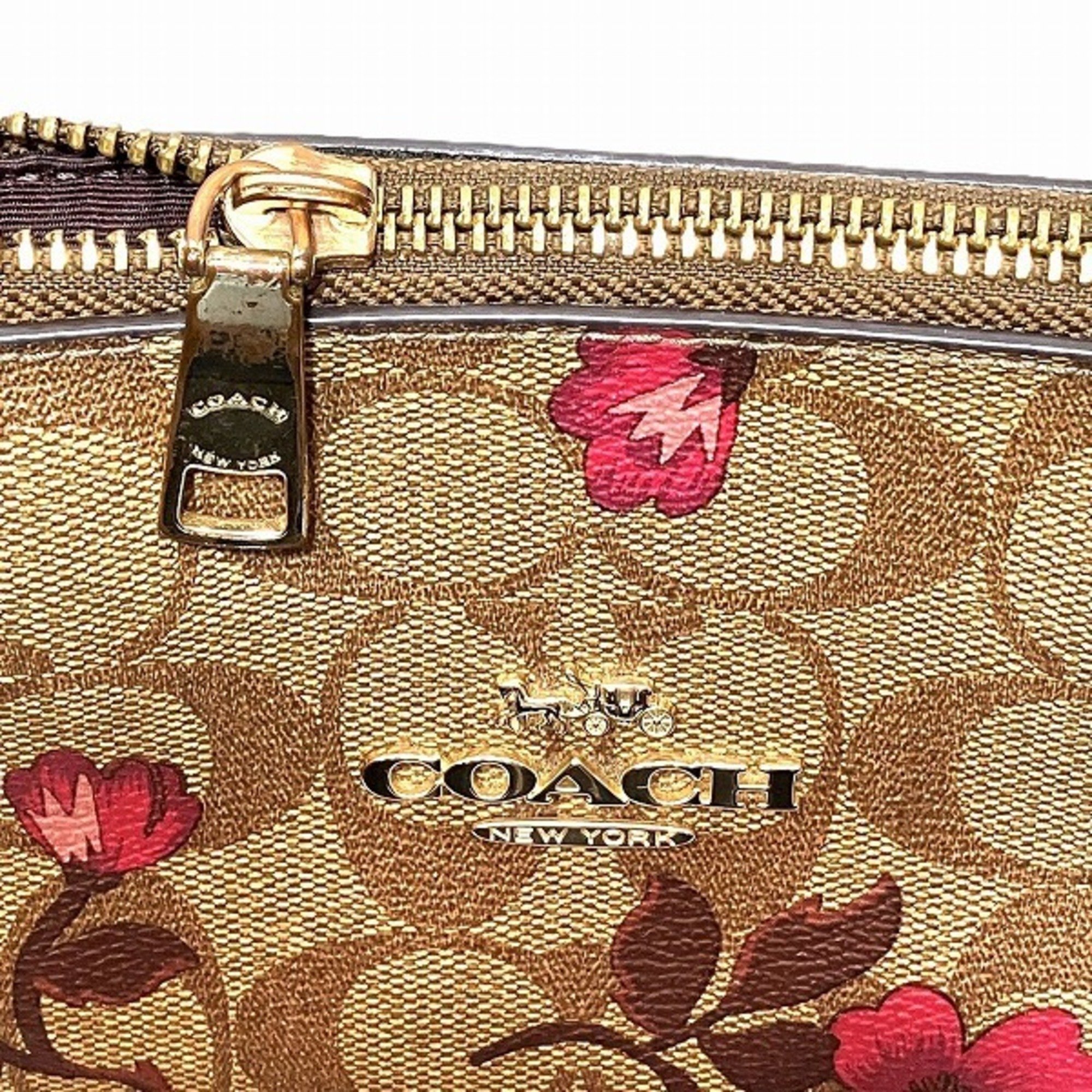 Coach COACH Signature Victorian Floral Print Gallery Tote F88876 Bag Shoulder Women's