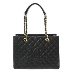 CHANEL Chanel Matelasse GST Grand Tote Black A50995 Women's Caviar Skin Bag