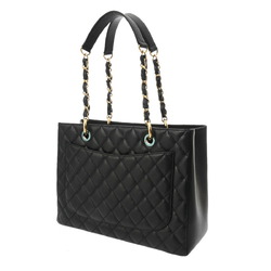 CHANEL Chanel Matelasse GST Grand Tote Black A50995 Women's Caviar Skin Bag