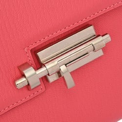 HERMES Hermes Veil Chain Rose Lipstick A Stamp (around 2017) Women's Chevre Shoulder Bag