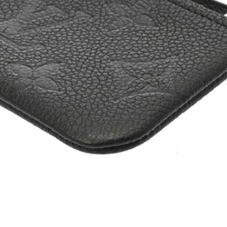 LOUIS VUITTON Monogram Empreinte Pochette Cle Noir M80879 Women's Leather Coin Case