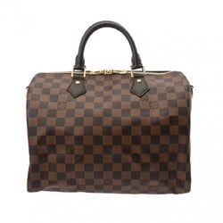 LOUIS VUITTON Damier Speedy Bandouliere 30 Ebene N40590 Women's Canvas Handbag