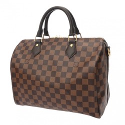 LOUIS VUITTON Damier Speedy Bandouliere 30 Ebene N40590 Women's Canvas Handbag