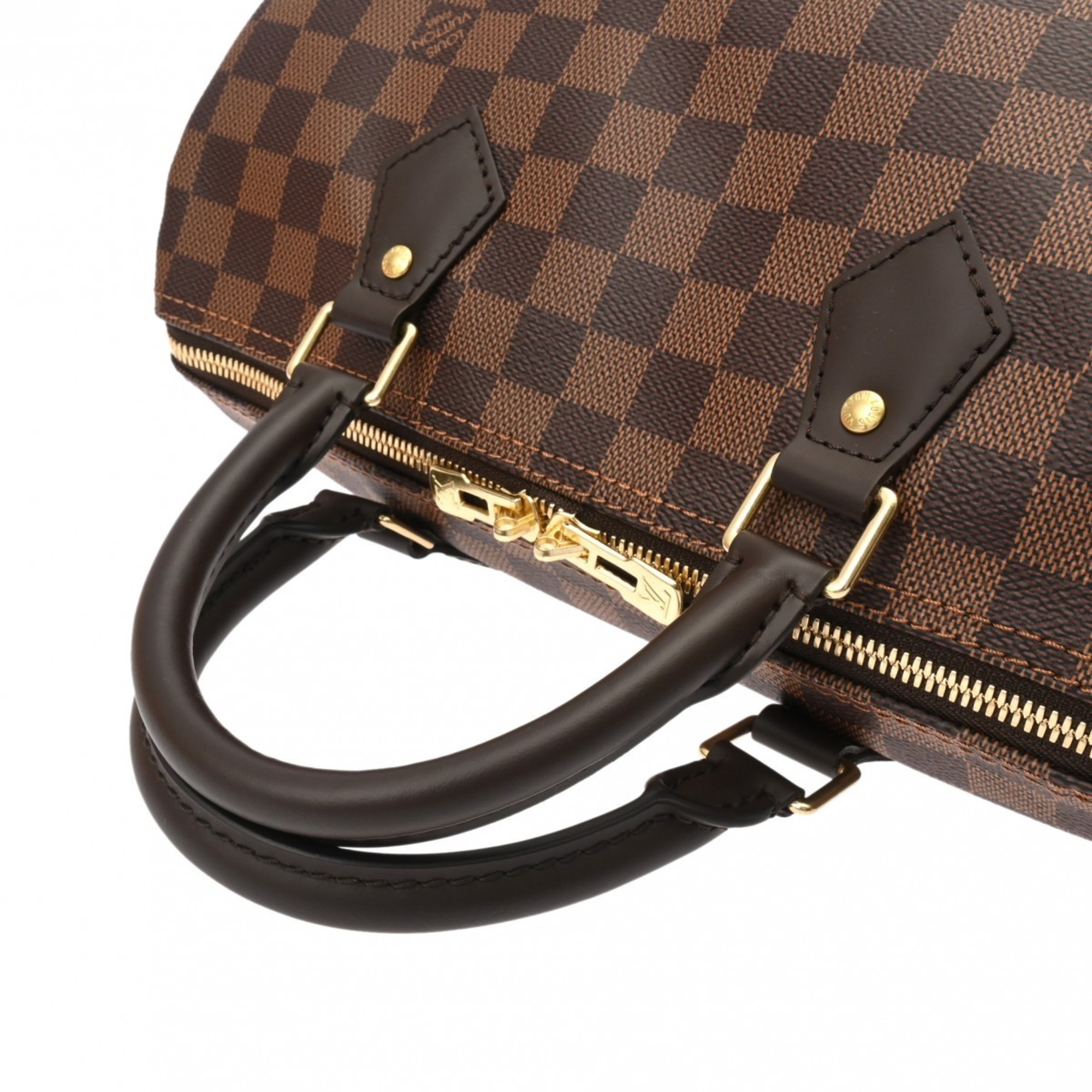 LOUIS VUITTON Damier Speedy Bandouliere 30 Ebene N40590 Women's Canvas Handbag