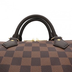 LOUIS VUITTON Damier Speedy Bandouliere 30 Ebene N40590 Women's Canvas Handbag