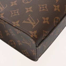 LOUIS VUITTON Louis Vuitton Monogram Sac Plat BB Tote Brown M45847 Unisex Canvas Handbag