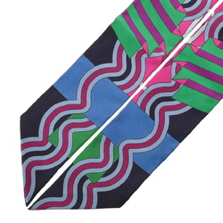 HERMES Twilly BALLET AQUATIQUE Old Tag Pink/Multicolor 064179S Women's 100% Silk Scarf Muffler