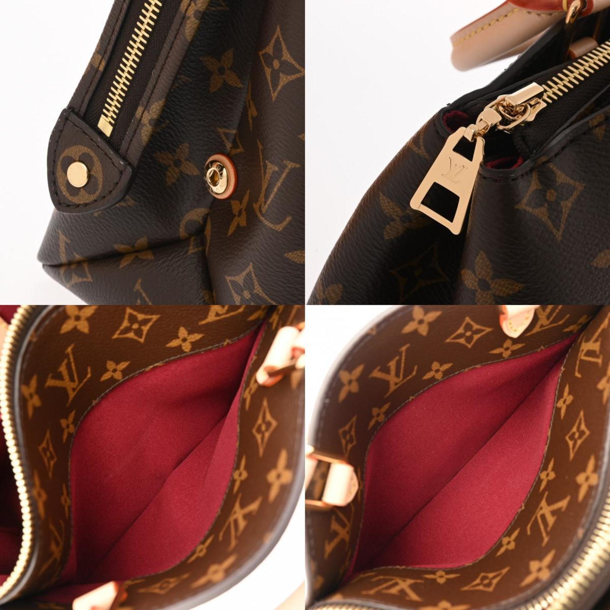 LOUIS VUITTON Louis Vuitton Monogram Petit Palais PM Brown M45900 Women's Canvas Handbag