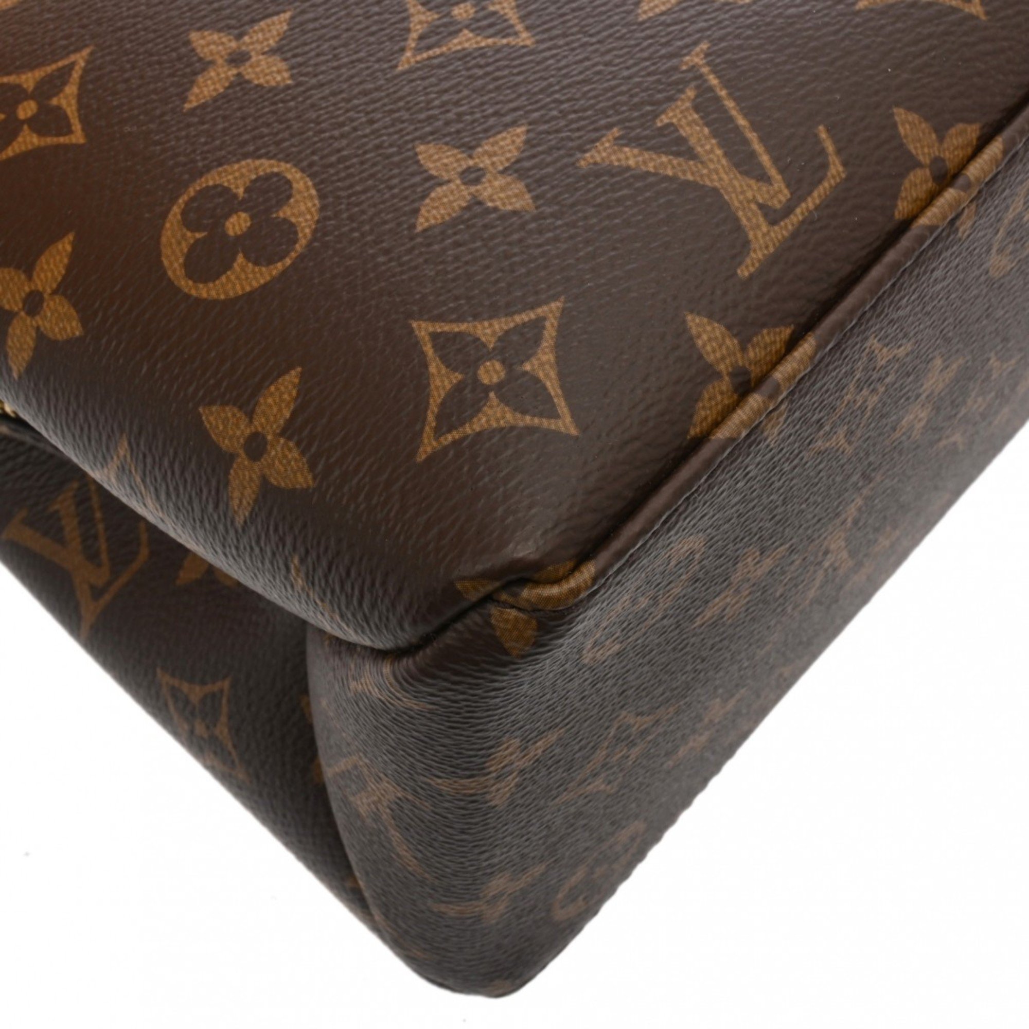 LOUIS VUITTON Louis Vuitton Monogram Petit Palais PM Brown M45900 Women's Canvas Handbag